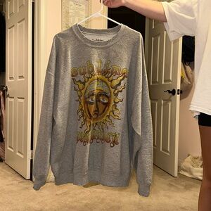 Distressed gray urban outfitters crewneck